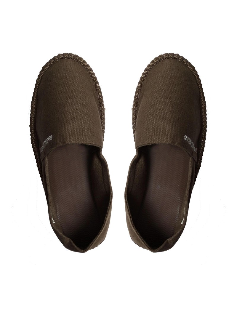 Alpargatas unisex Brasileras con suela de goma Marrón - Kiabi