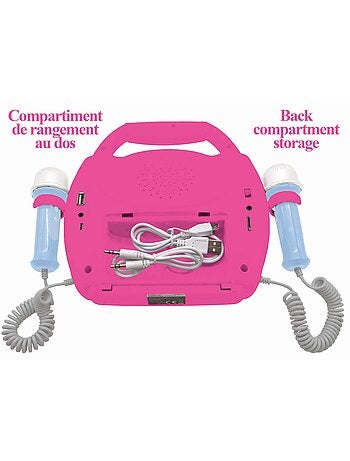 Altavoz Bluetooth Barbie con micr?fono y efectos de luz