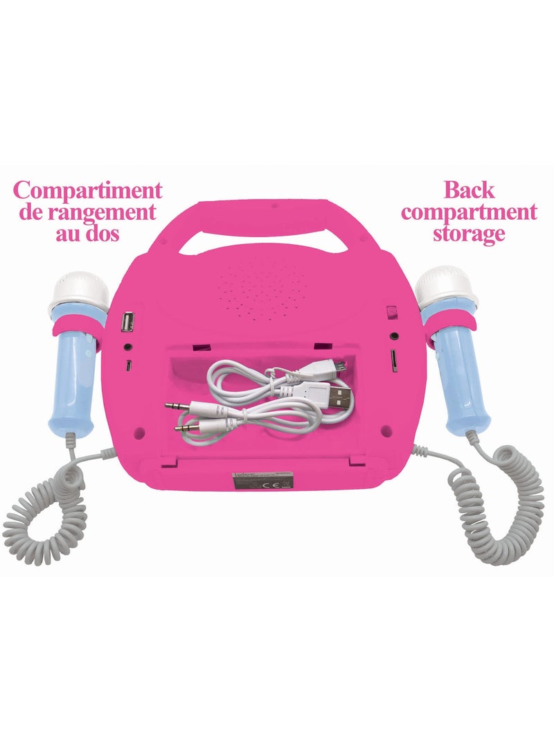 Altavoz Bluetooth Barbie con micr?fono y efectos de luz Rosa - Kiabi
