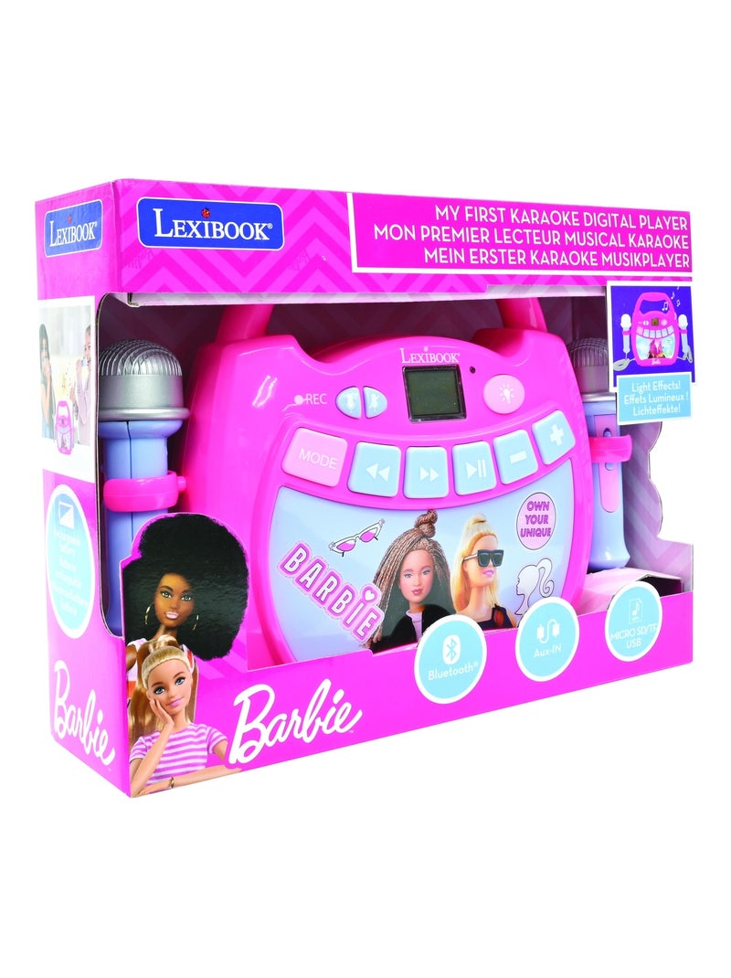 Altavoz Bluetooth Barbie con micr?fono y efectos de luz Rosa - Kiabi