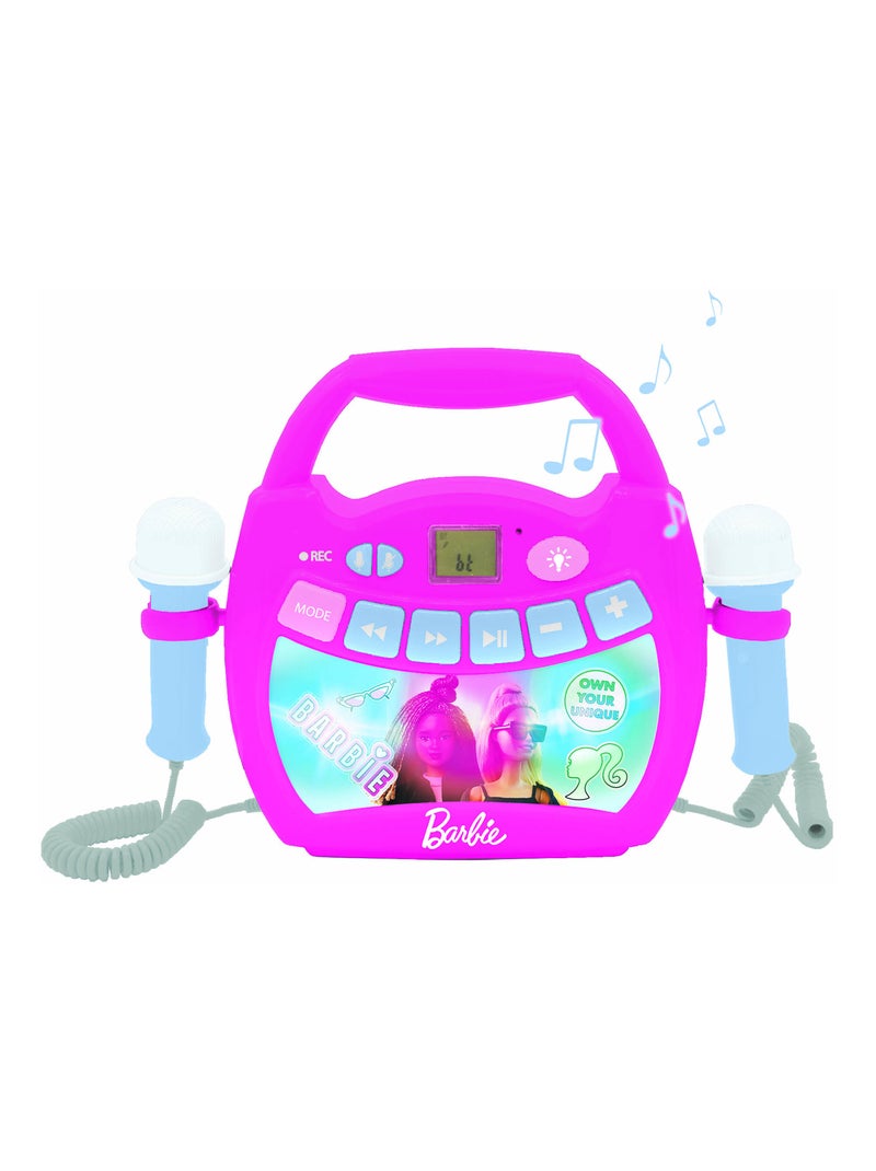 Altavoz Bluetooth Barbie con micrófono y efectos de luz Rosa - Kiabi