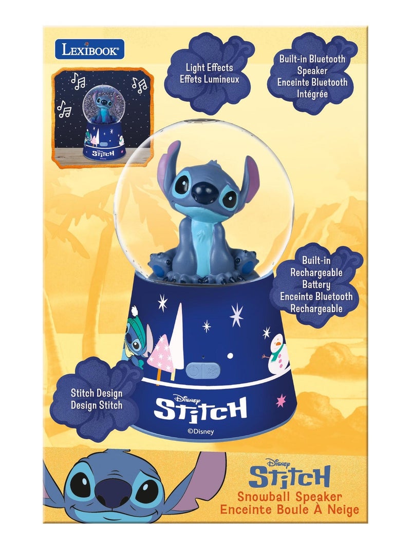 Altavoz Bluetooth Bola de Nieve Puntada Azul - Kiabi