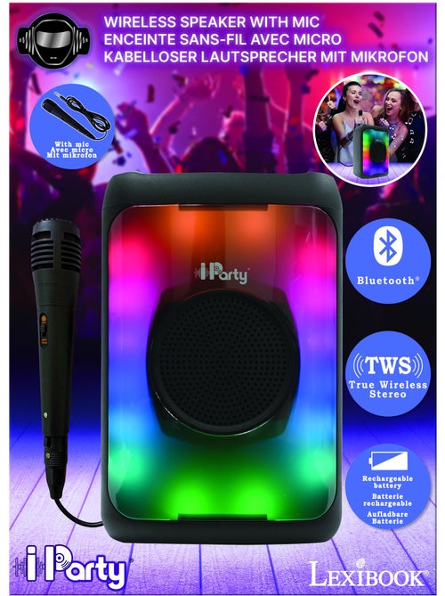 Altavoz bluetooth® con efecto llama y micrófono – tamaño mediano - Kiabi Altavoz bluetooth® con efecto llama y micrófono – tamaño mediano - Kiabi