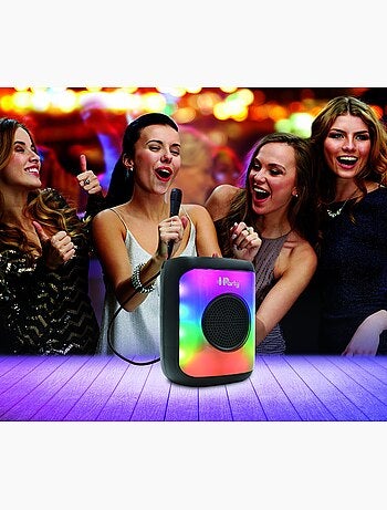 Altavoz bluetooth® con efecto llama y micrófono – tamaño pequeño