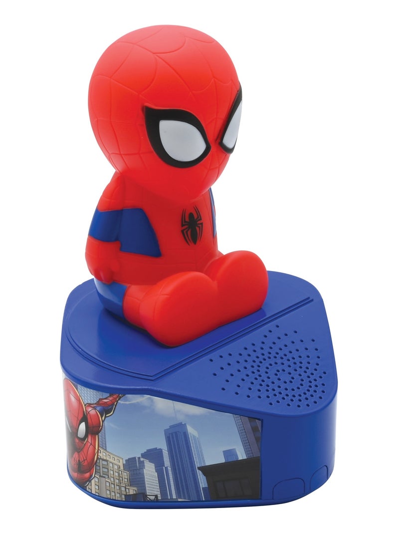 Altavoz Bluetooth con figura luminosa de Spiderman Azul - Kiabi