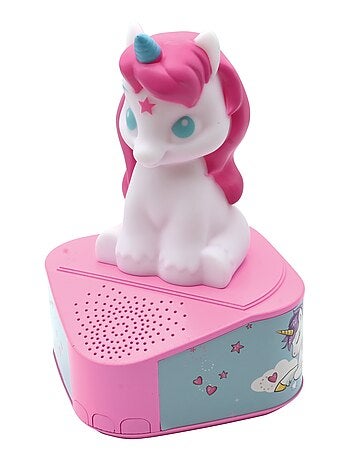 Altavoz Bluetooth con figura luminosa de unicornio