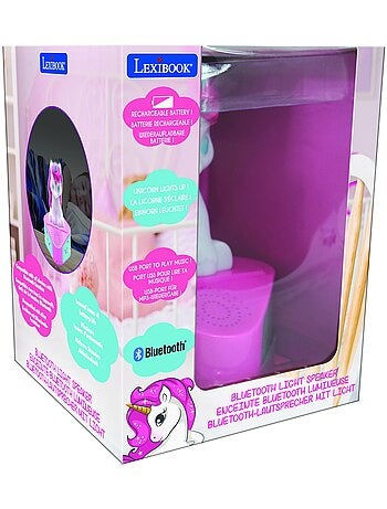 Altavoz Bluetooth con figura luminosa de unicornio
