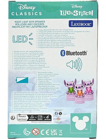 Altavoz bluetooth con luz nocturna angel