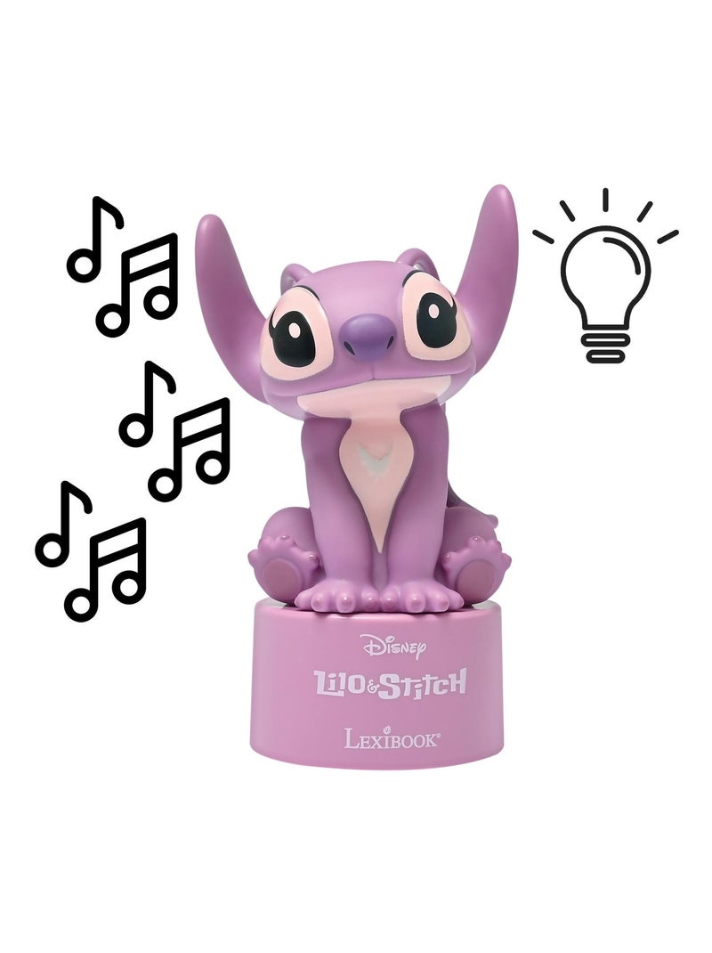 Altavoz bluetooth con luz nocturna Angel Rosa - Kiabi