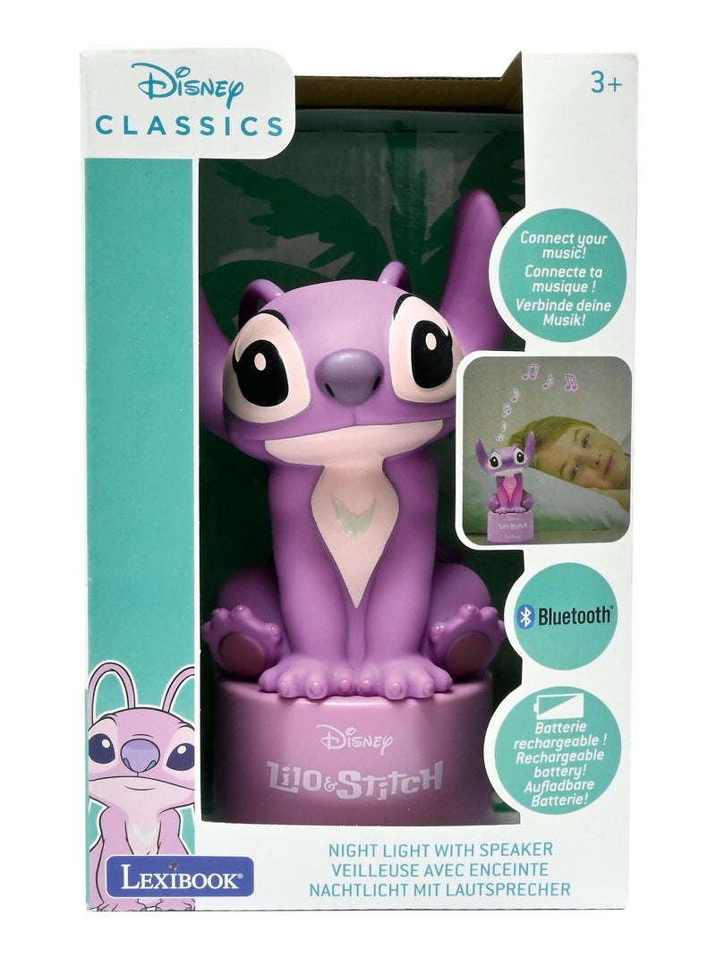 Altavoz bluetooth con luz nocturna Angel Rosa - Kiabi