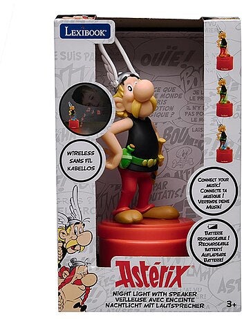 Altavoz bluetooth con luz nocturna astérix