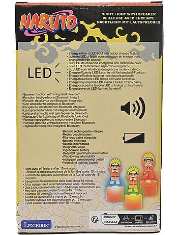 Altavoz bluetooth con luz nocturna de Naruto
