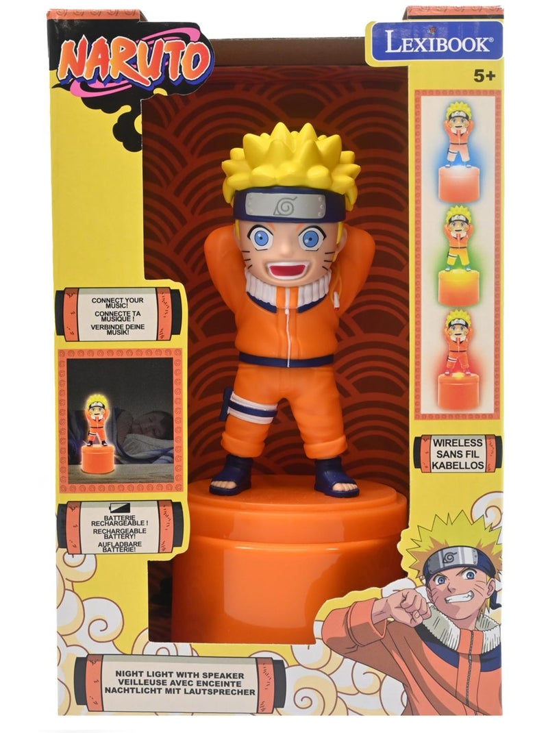 Altavoz bluetooth con luz nocturna de Naruto Naranja - Kiabi