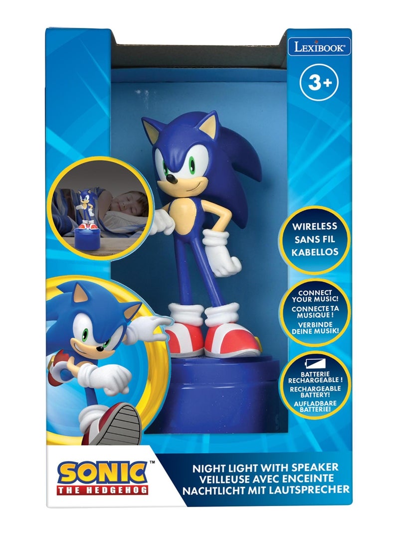 Altavoz bluetooth con luz nocturna sónica Azul - Kiabi