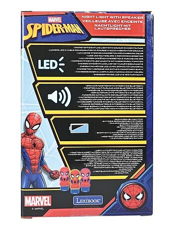 Altavoz bluetooth con luz nocturna Spiderman