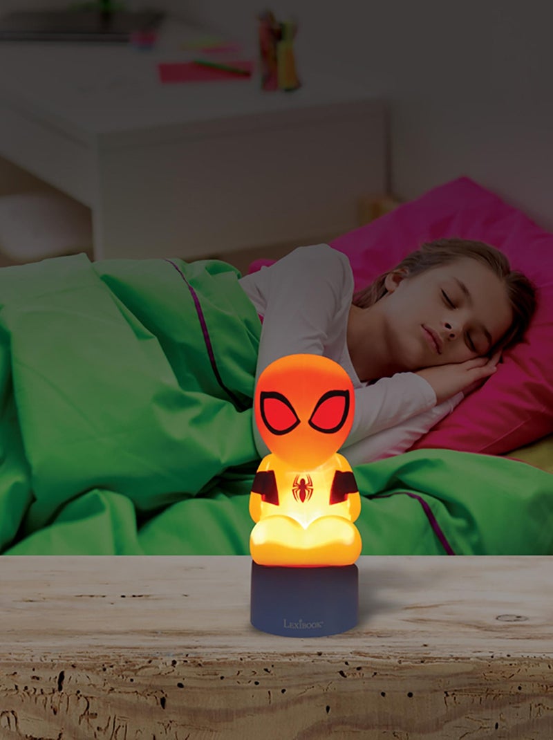 Altavoz bluetooth con luz nocturna Spiderman Rojo - Kiabi