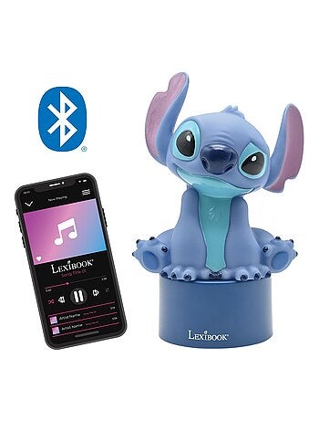 Altavoz bluetooth con luz nocturna Stitch