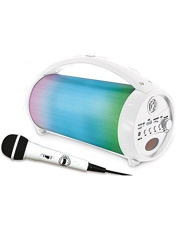 Altavoz bluetooth iparty con luces y micrófono