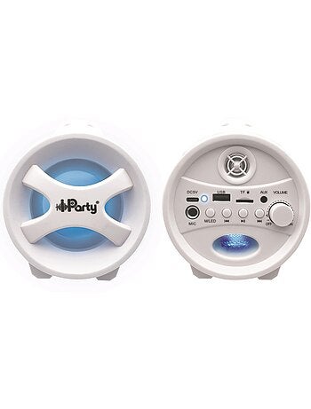 Altavoz bluetooth iparty con luces y micrófono