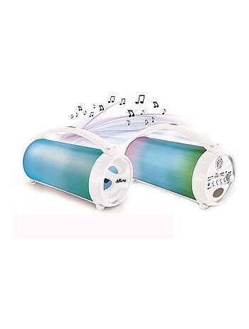 Altavoz bluetooth iparty con luces y micrófono