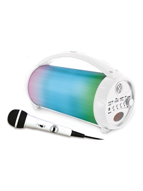 Altavoz Bluetooth iParty con luces y micrófono - Kiabi