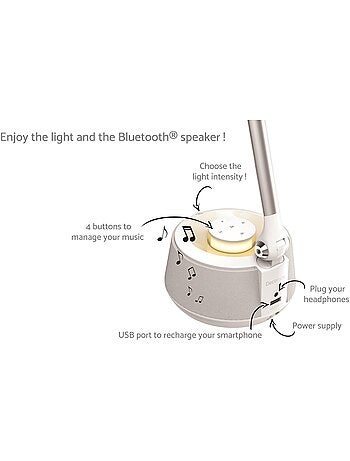 Altavoz Bluetooth? L?mpara LED de escritorio