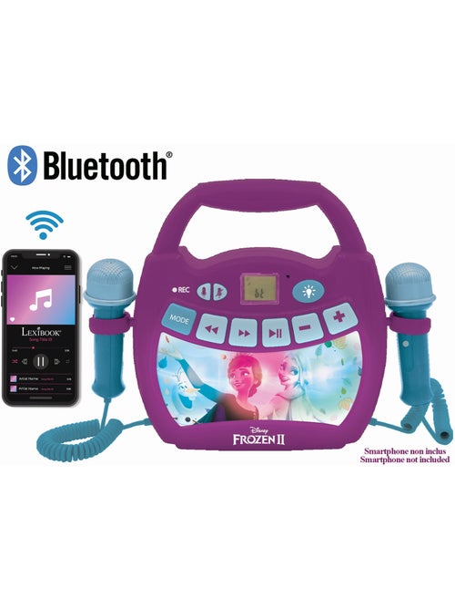 Altavoz Bluetooth luminoso con micr?fono y bater?a recargable Disney Frozen - Kiabi