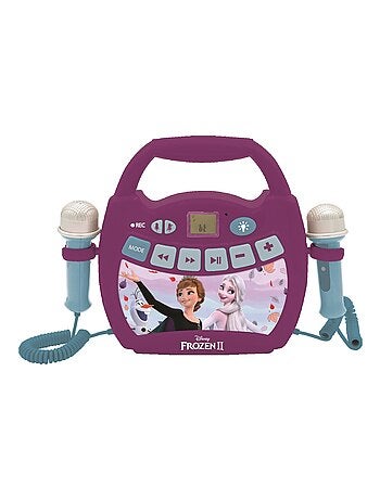 Altavoz Bluetooth luminoso con micrófono y batería recargable Disney Frozen
