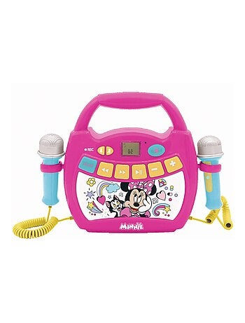 Altavoz Bluetooth luminoso Minnie Mouse con micrófono y batería recargable