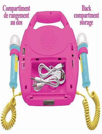 Altavoz Bluetooth luminoso Minnie Mouse con micrófono y batería recargable