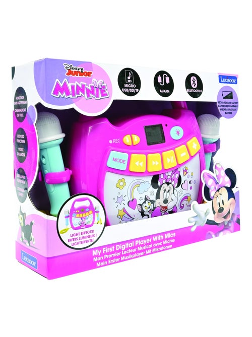 Altavoz Bluetooth luminoso Minnie Mouse con micrófono y batería recargable - Kiabi