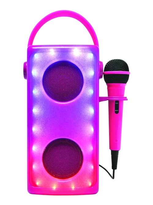 Altavoz Bluetooth® luminoso rosa con micrófono - Kiabi