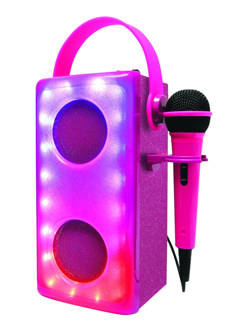 Altavoz Bluetooth® luminoso rosa con micrófono Blanco - Kiabi