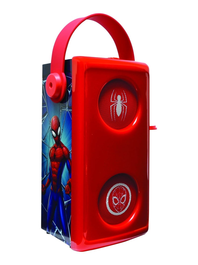 Altavoz Bluetooth® luminoso SpiderMan con micrófono Rojo - Kiabi