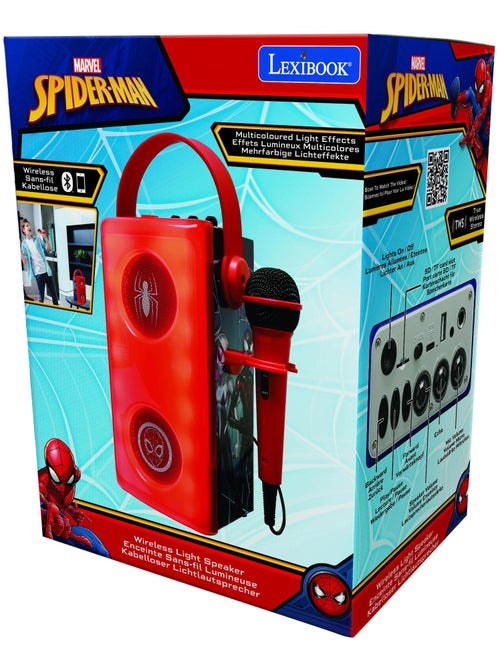 Altavoz Bluetooth® luminoso SpiderMan con micrófono - Kiabi