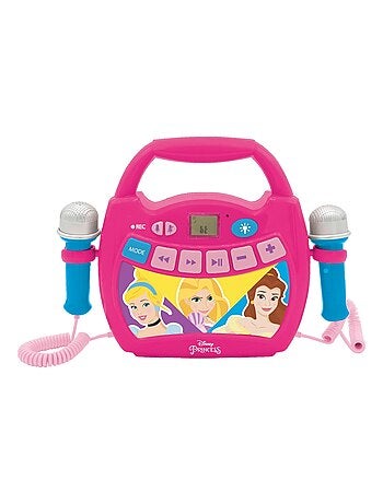 Altavoz Bluetooth Princesas Disney con luces y micrófono y batería recargable incluida