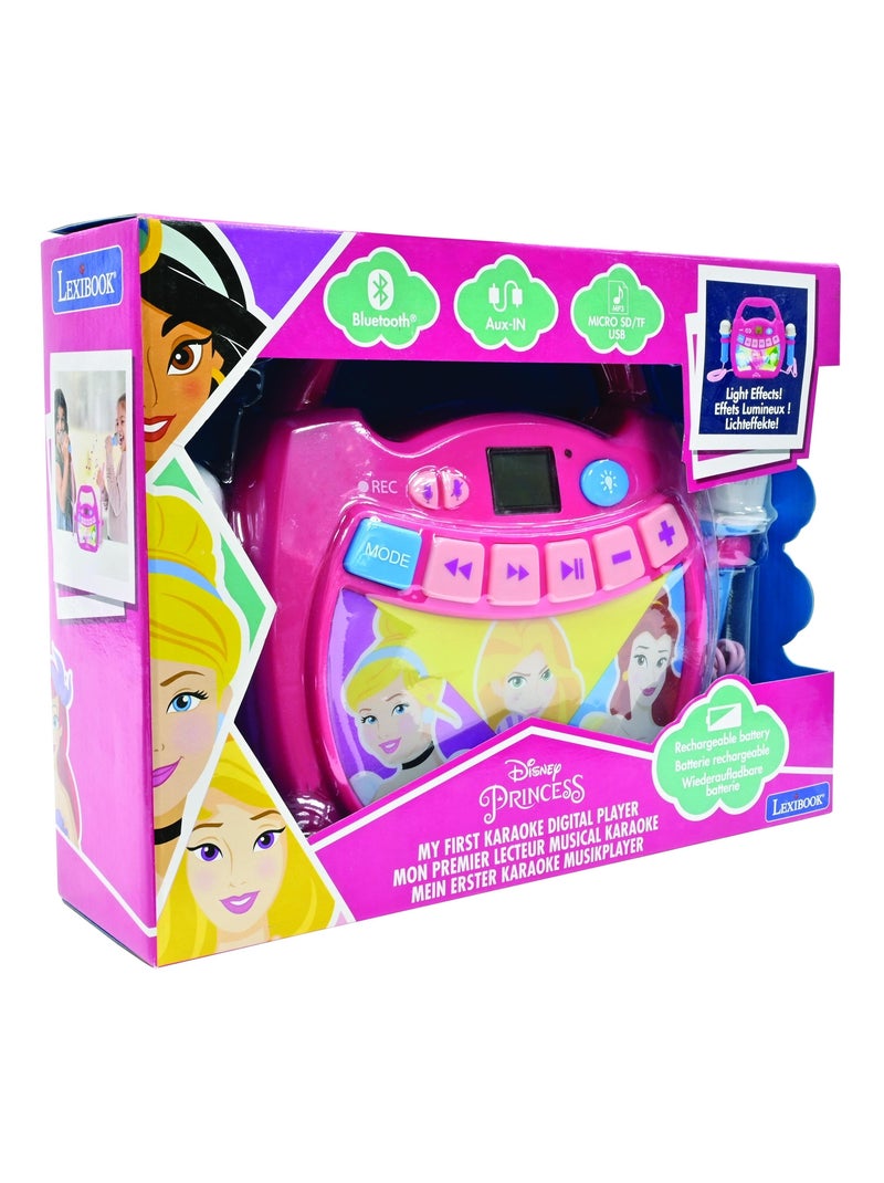 Altavoz Bluetooth Princesas Disney con luces y micrófono y batería recargable incluida Rosa - Kiabi