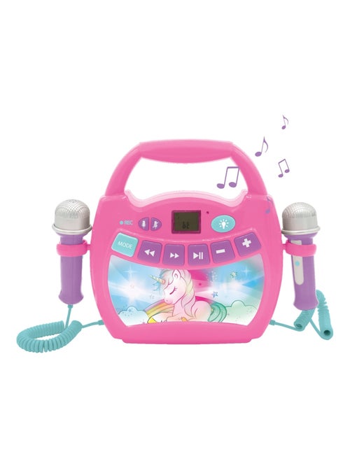 Altavoz Bluetooth Unicorn luz con micrófono y batería recargable - Kiabi