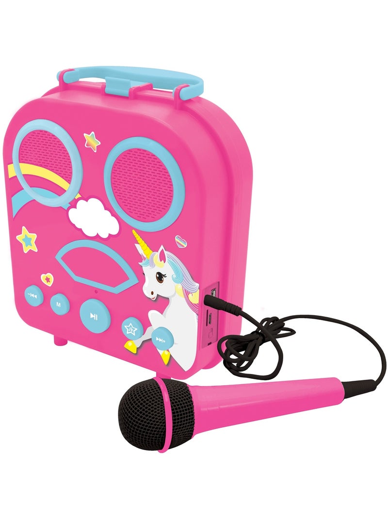Altavoz Bluetooth Unicornio con micrófonos Rosa - Kiabi