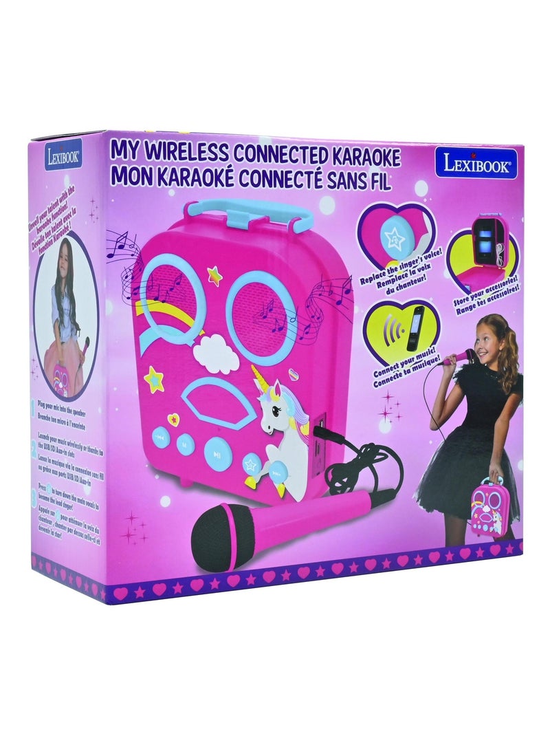 Altavoz Bluetooth Unicornio con micrófonos Rosa - Kiabi