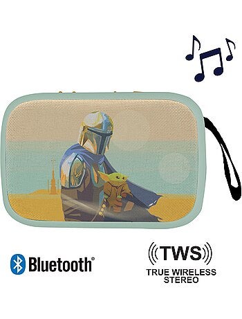 Altavoz compacto bluetooth 5.0 star wars con acabado de tela