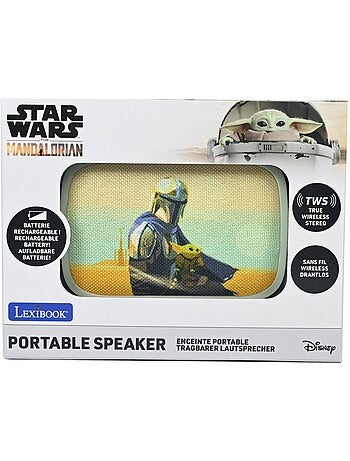 Altavoz compacto bluetooth 5.0 star wars con acabado de tela