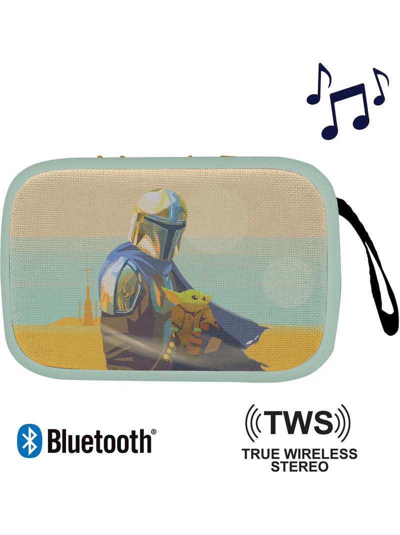 Altavoz compacto bluetooth 5.0 star wars con acabado de tela Verde - Kiabi