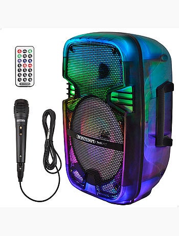 Altavoz inalámbrico 180w con karaoke y 1 micrófono bontempi