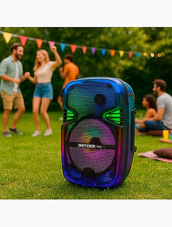 Altavoz inalámbrico 180w con karaoke y 1 micrófono bontempi