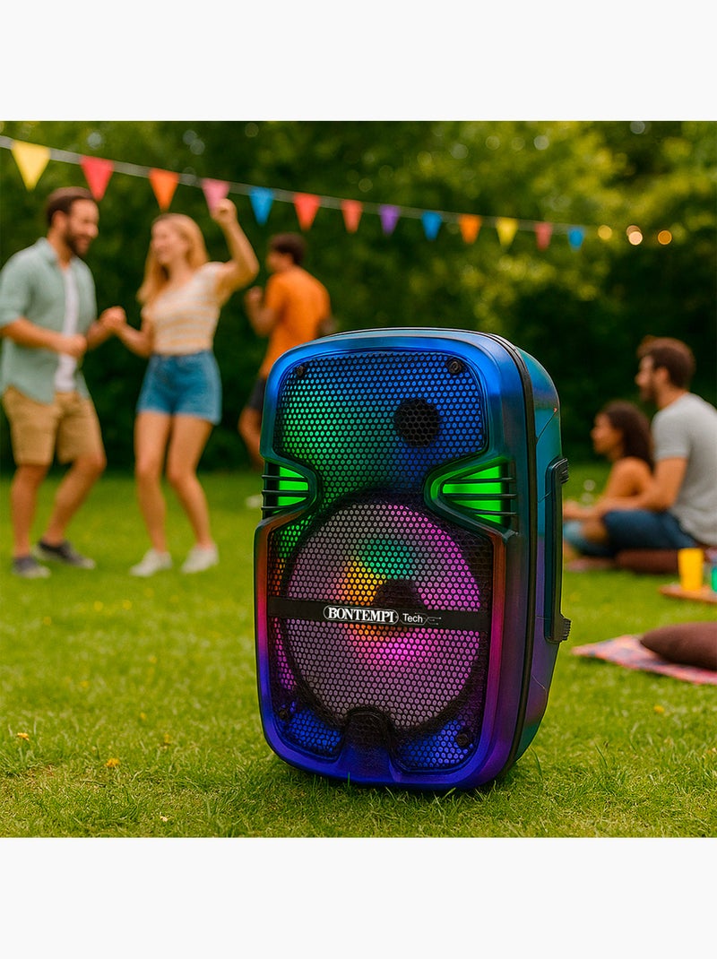 Altavoz inalámbrico 180w con karaoke y 1 micrófono bontempi N/D - Kiabi