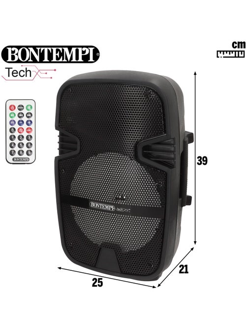 Altavoz inalámbrico 180w con karaoke y 1 micrófono bontempi - Kiabi