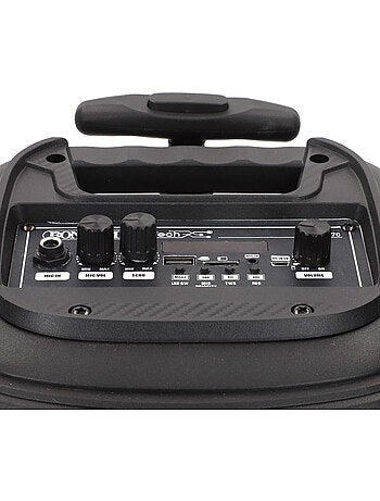 Altavoz inalámbrico 220w maleta con karaoke y 2 micrófonos 27x25x40 cm bontempi