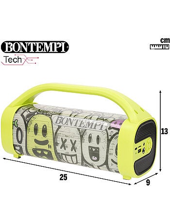 Altavoz inalámbrico 80w con karaoke y micrófono bontempi