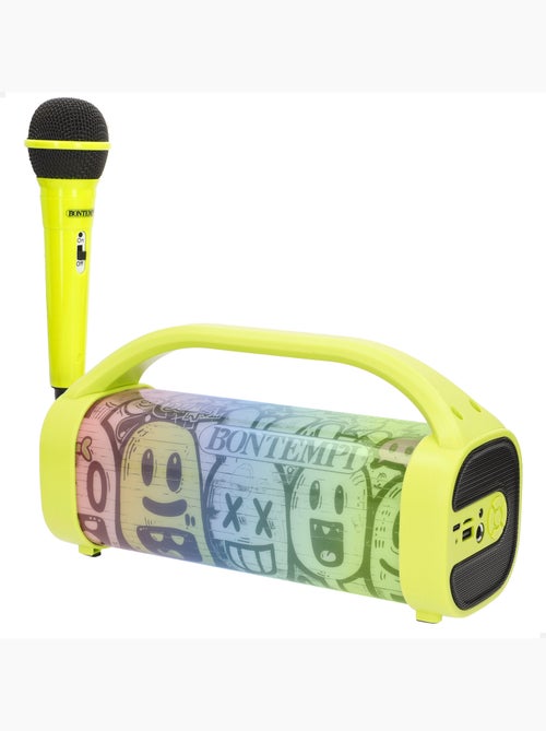 Altavoz inalámbrico 80w con karaoke y micrófono bontempi - Kiabi